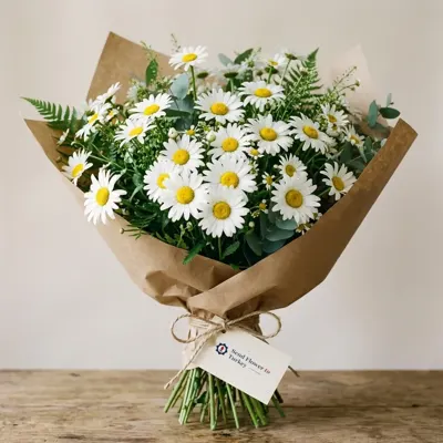 White Daisy Bouquet