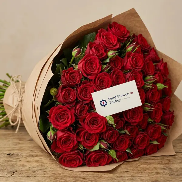 Bouquet of 51 Red Roses