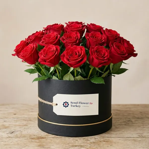 20 Red Roses in a Box